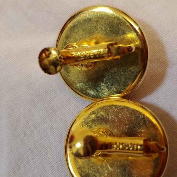 Miriam Haskell Signed Vintage Earrings - Picture 5 of 10